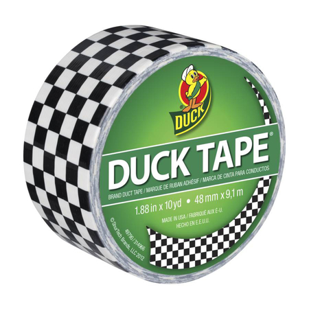 DUCK BRAND Duct Tape Blk Checker10Y 280410